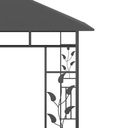 Pavillon mit Moskitonetz 4x3x2,73 m Creme 180 g/m²