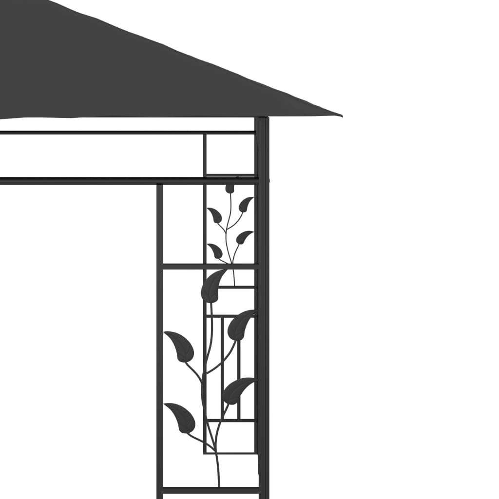 Pavillon mit Moskitonetz 4x3x2,73 m Creme 180 g/m²