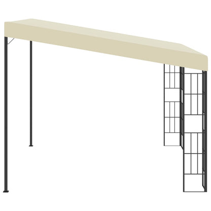 Wand-Pavillon 3x6 m Anthrazit Stoff