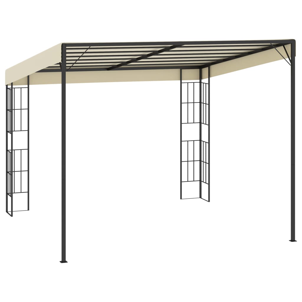 Wand-Pavillon 3x6 m Anthrazit Stoff