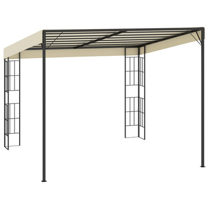 Wand-Pavillon 3x6 m Anthrazit Stoff