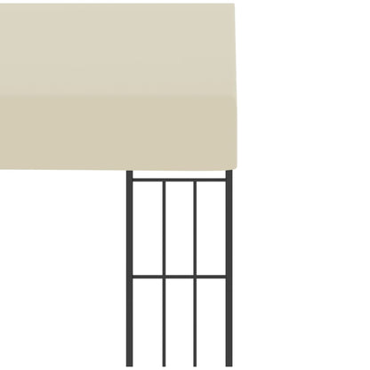 Wand-Pavillon 3x6 m Anthrazit Stoff