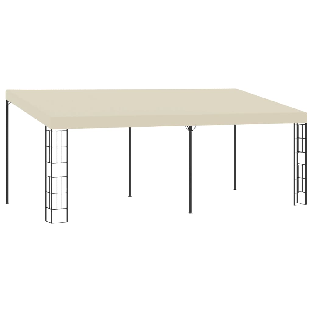 Wand-Pavillon 3x6 m Anthrazit Stoff