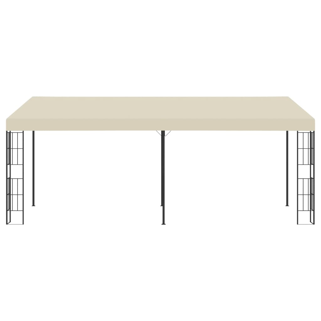 Wand-Pavillon 3x6 m Anthrazit Stoff