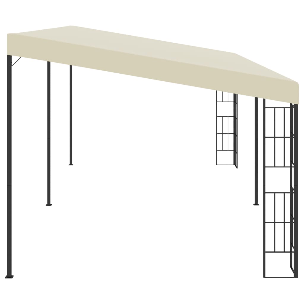 Wand-Pavillon 3x6 m Anthrazit Stoff
