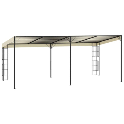 Wand-Pavillon 3x6 m Anthrazit Stoff