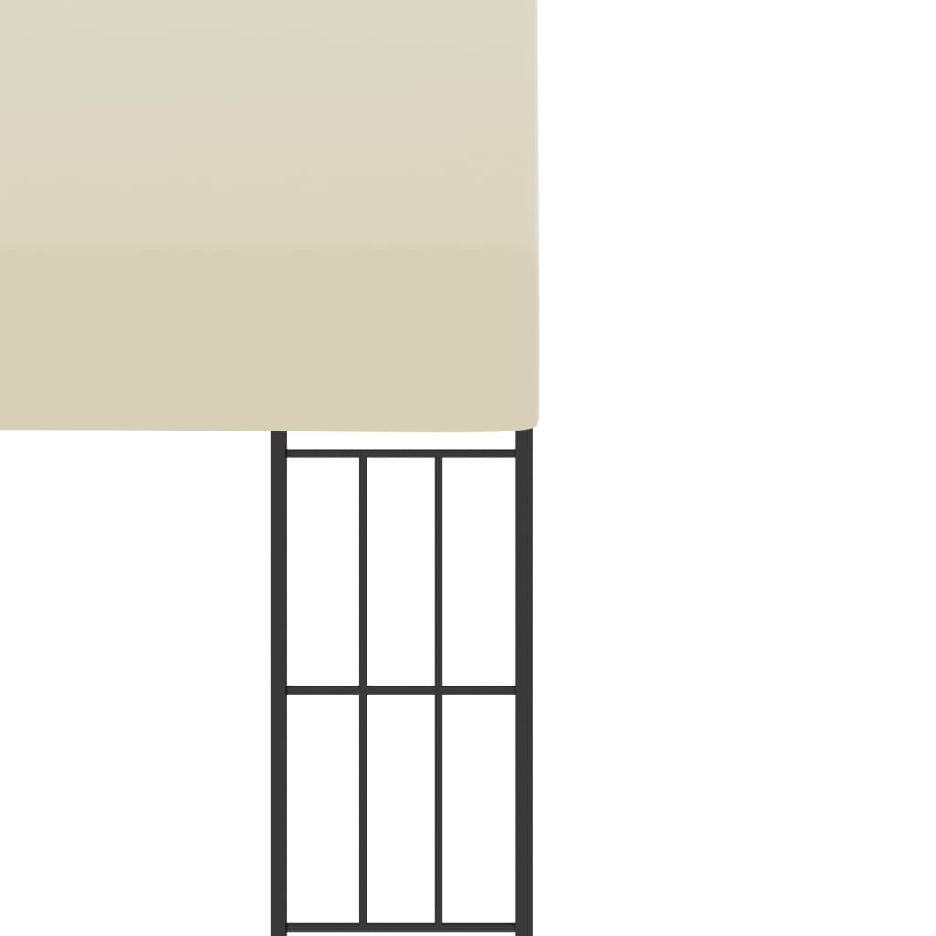 Wand-Pavillon 3x6 m Anthrazit Stoff