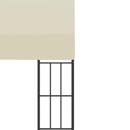 Wand-Pavillon 3x6 m Anthrazit Stoff