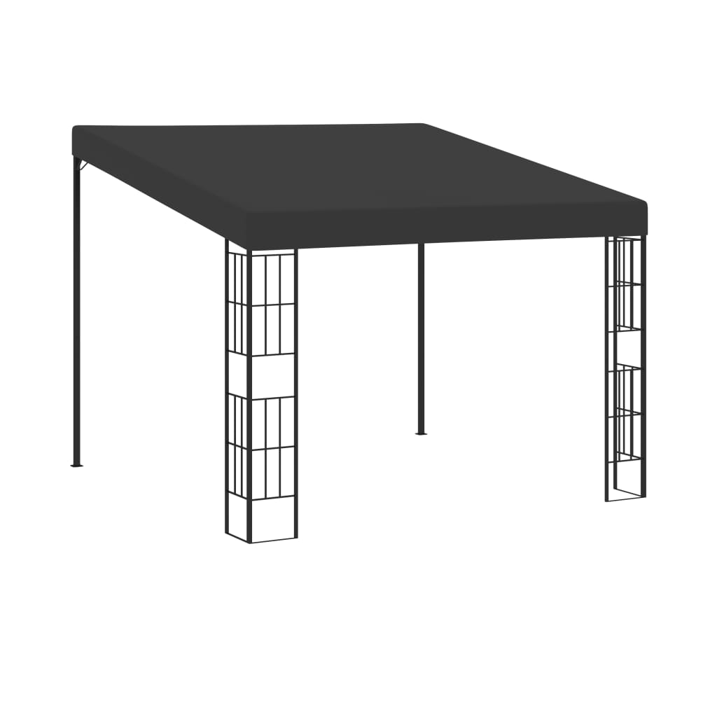Wand-Pavillon 3x6 m Anthrazit Stoff