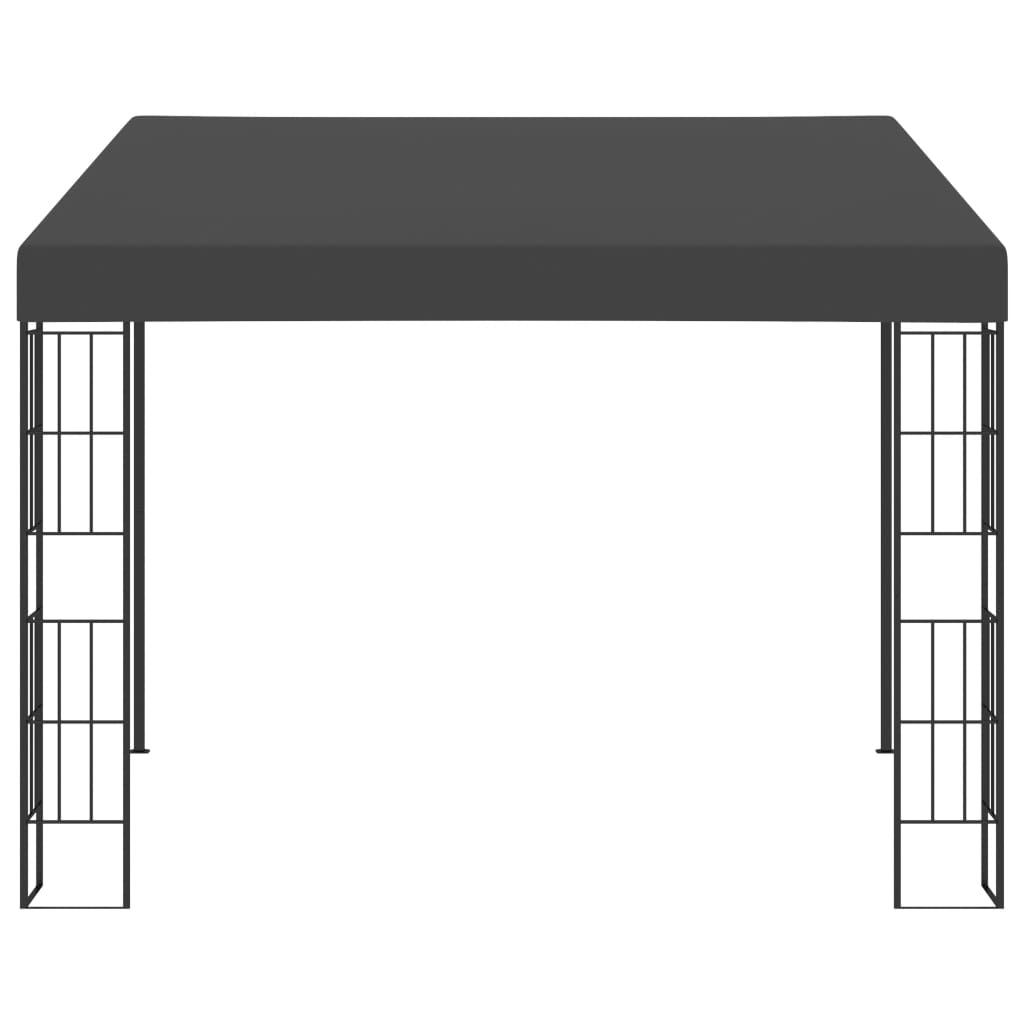 Wand-Pavillon 3x6 m Anthrazit Stoff