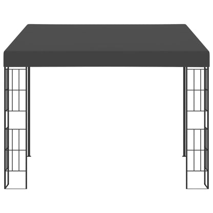 Wand-Pavillon 3x6 m Anthrazit Stoff