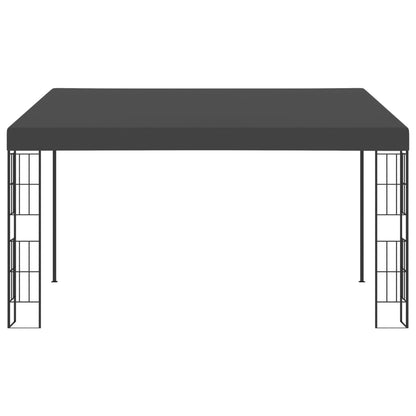 Wand-Pavillon 3x6 m Anthrazit Stoff