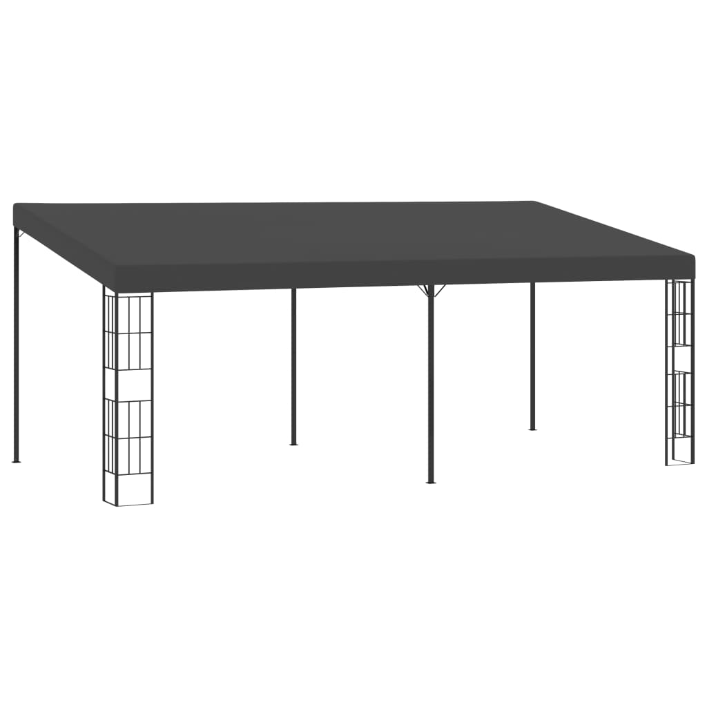 Wand-Pavillon 3x6 m Anthrazit Stoff