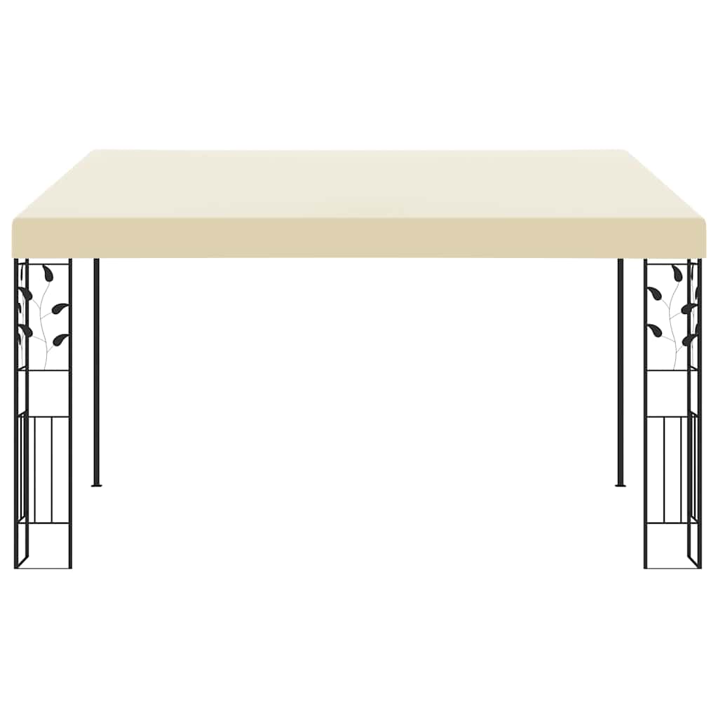 Wand-Pavillon 3x3x2,5 m Cremeweiß