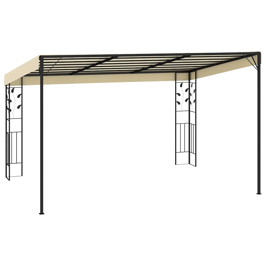Wand-Pavillon 3x3x2,5 m Cremeweiß