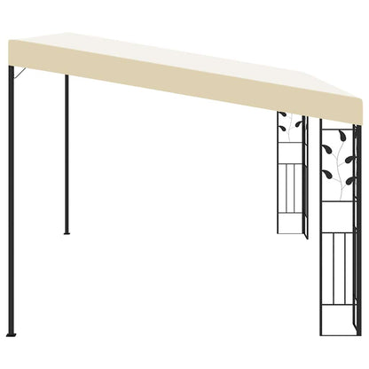 Wand-Pavillon 3x3x2,5 m Cremeweiß