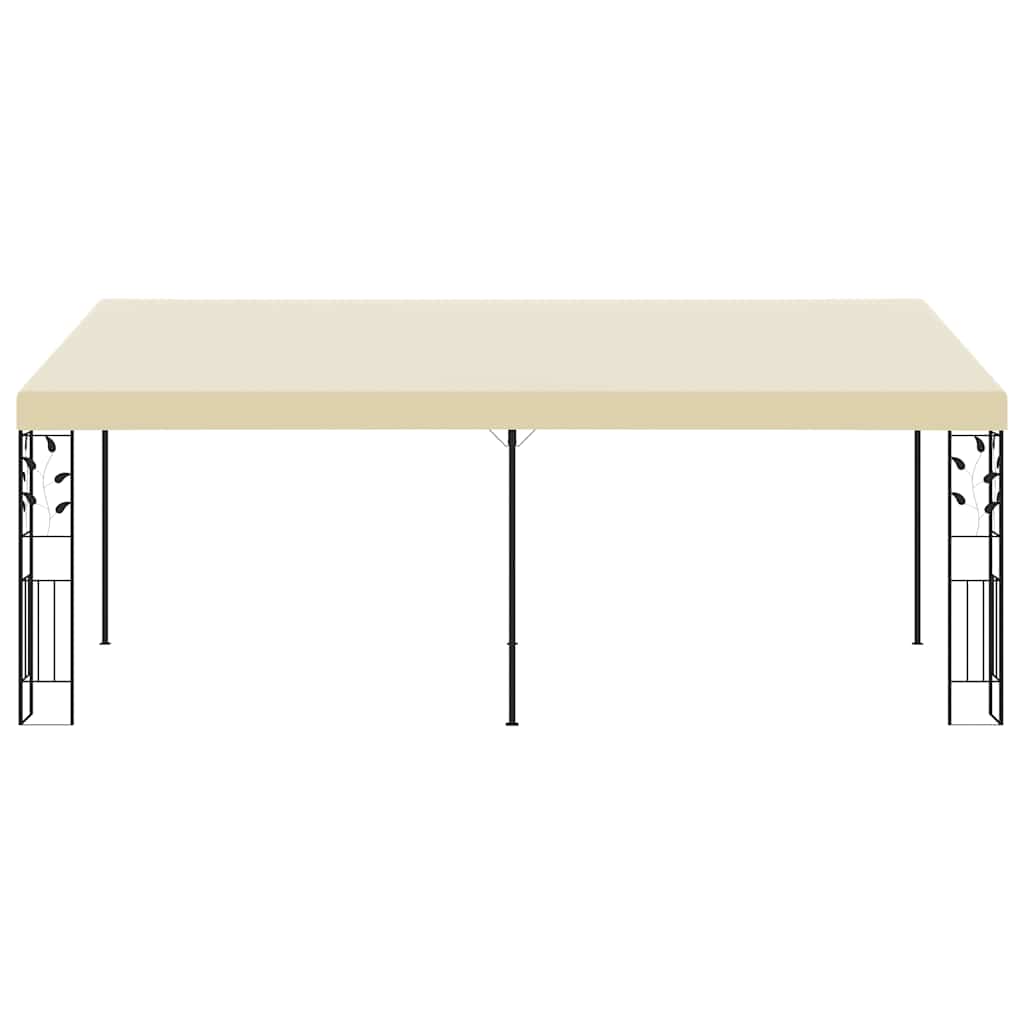 Wand-Pavillon 3x3x2,5 m Cremeweiß
