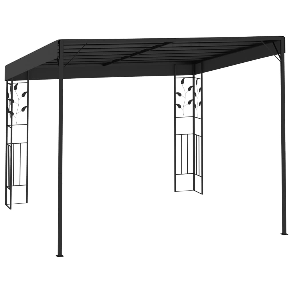 Wand-Pavillon 3x3x2,5 m Cremeweiß