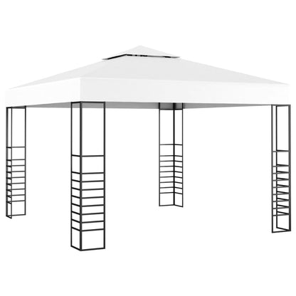 Gartenpavillon 6×3 m Weiß