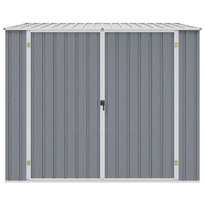 Gerätehaus Grau 195x198x159 cm Verzinkter Stahl