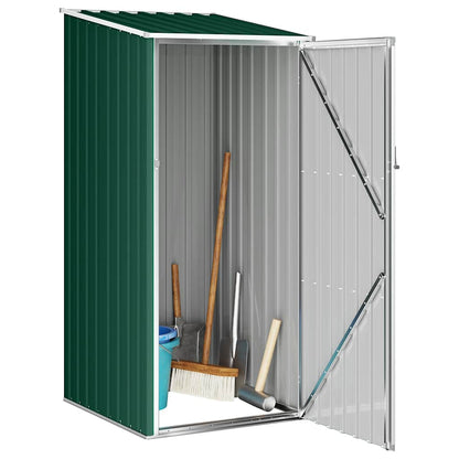 Gerätehaus Grün 87x98x159 cm Verzinkter Stahl