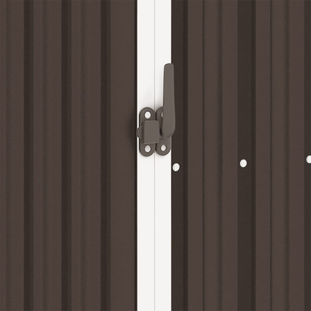 Garten Brennholzlager 245X98X159 Cm Verzinkter Stahl
