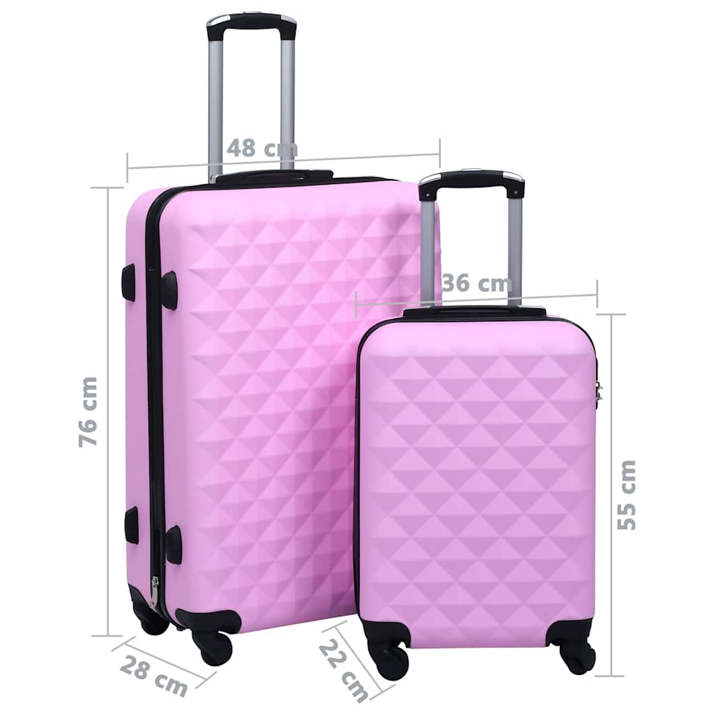 Hartschalenkoffer | Trolley | Reisekoffer aus stabliem ABS | Urlaub | 2er Set