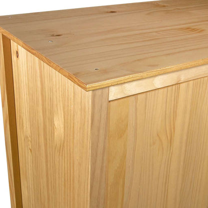 Kleiderschrank mit 2 Türen Hill Weiß 89x50x170 cm Kiefernholz