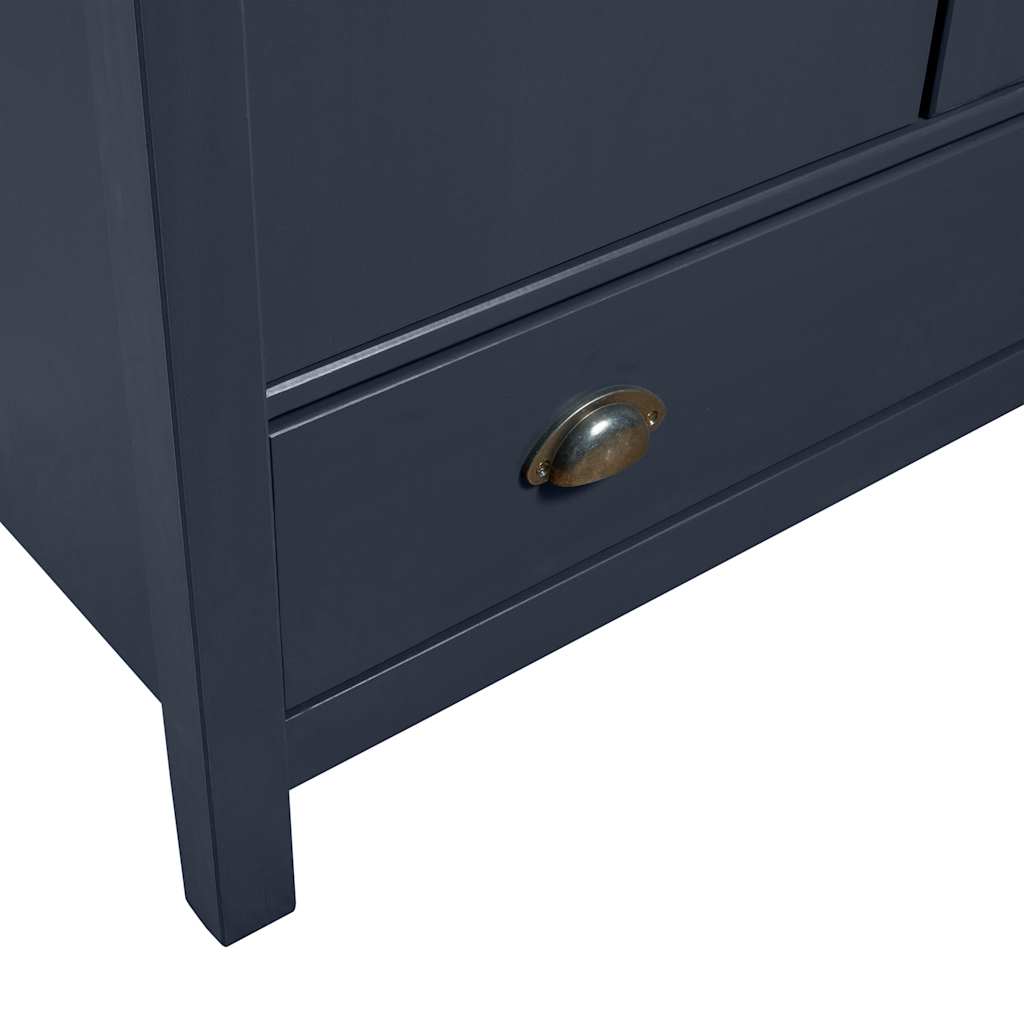 Kleiderschrank mit 2 Türen Hill Weiß 89x50x170 cm Kiefernholz