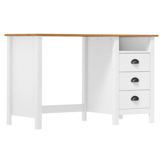 Schreibtisch Hill Mit 3 Schubladen 120X50X74 Cm Kiefernholz