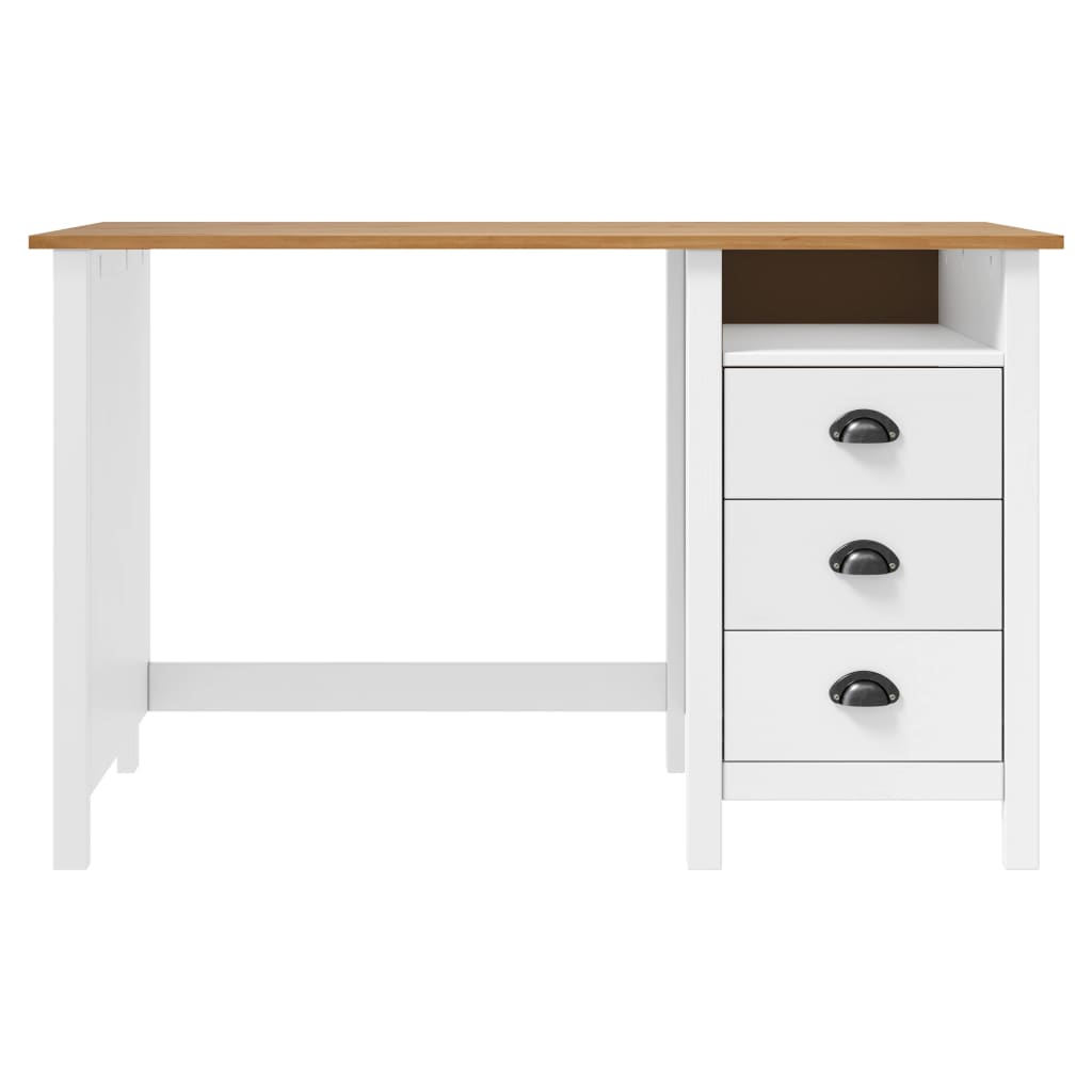 Schreibtisch Hill Mit 3 Schubladen 120X50X74 Cm Kiefernholz