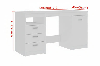 Schreibtisch 140X50X76 Cm Holzwerkstoff