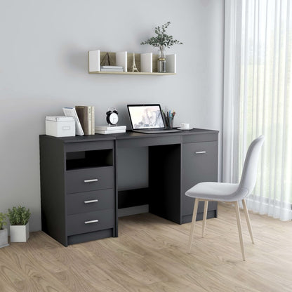 Schreibtisch Weiß 140x50x76 cm Holzwerkstoff