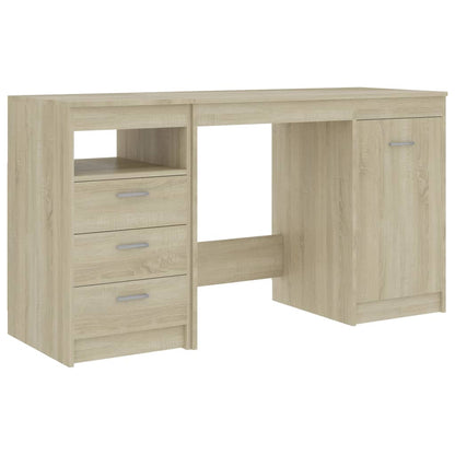 Schreibtisch Weiß 140x50x76 cm Holzwerkstoff