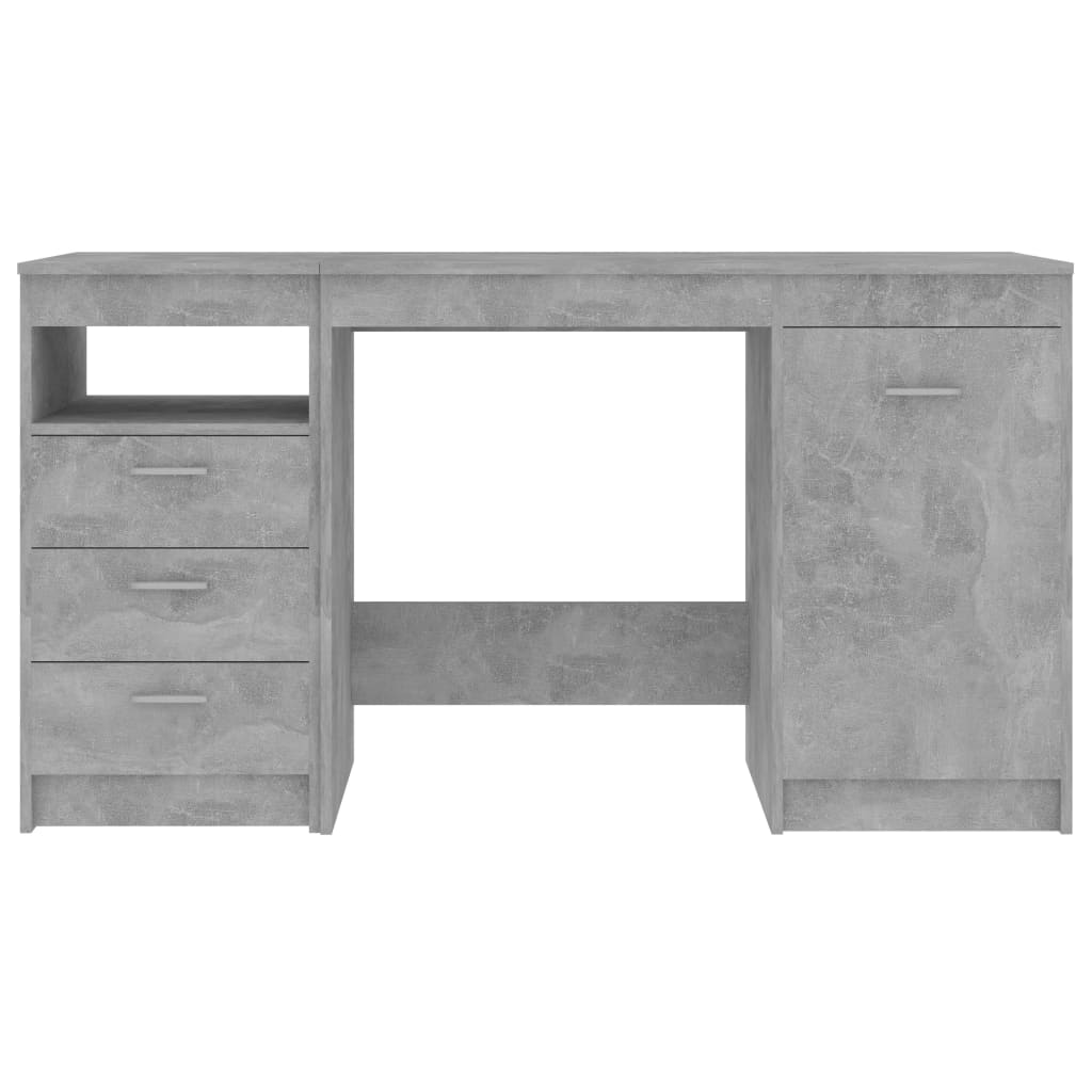Schreibtisch Weiß 140x50x76 cm Holzwerkstoff