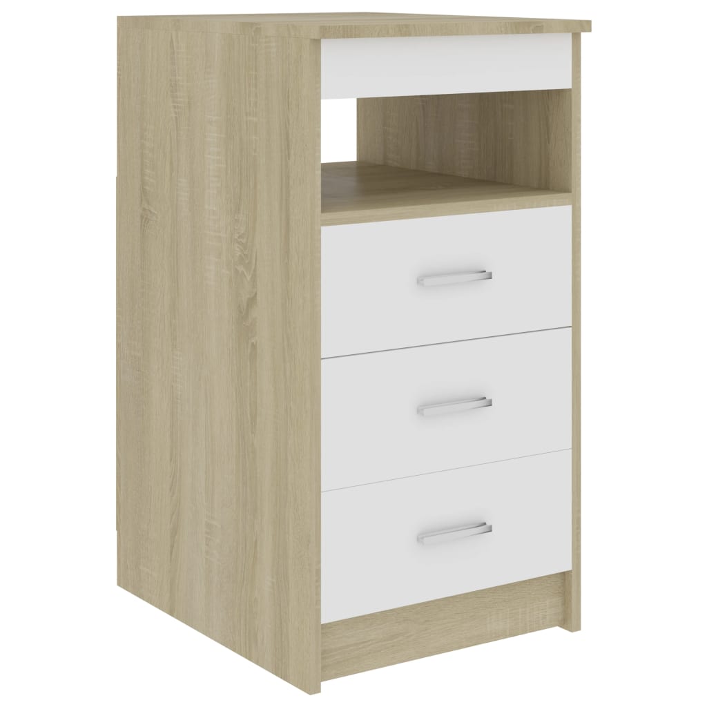 Schreibtisch Weiß 140x50x76 cm Holzwerkstoff
