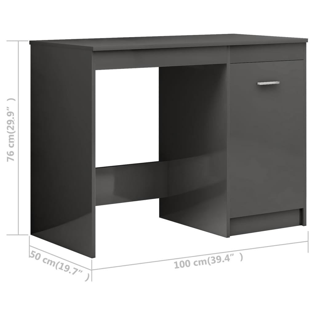 Schreibtisch Weiß 140x50x76 cm Holzwerkstoff
