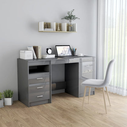 Schreibtisch Weiß 140x50x76 cm Holzwerkstoff