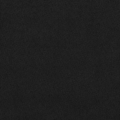 Verdunkelungsvorhänge Ösen Leinenoptik 2 Stk. Schwarz 140x175cm