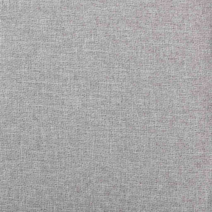Verdunkelungsvorhänge Ösen Leinenoptik 2 Stk. Schwarz 140x175cm