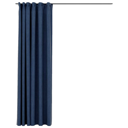 Verdunkelungsvorhänge mit Haken Leinenoptik Schwarz 290x245cm