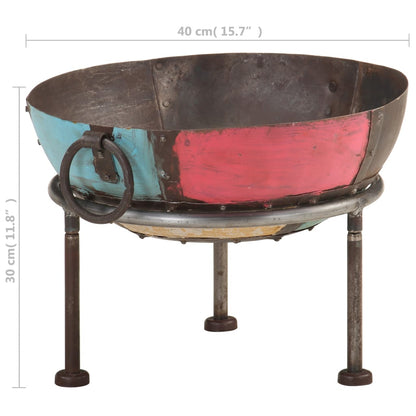 Rustikale Feuerstelle Ø 40 cm Eisen
