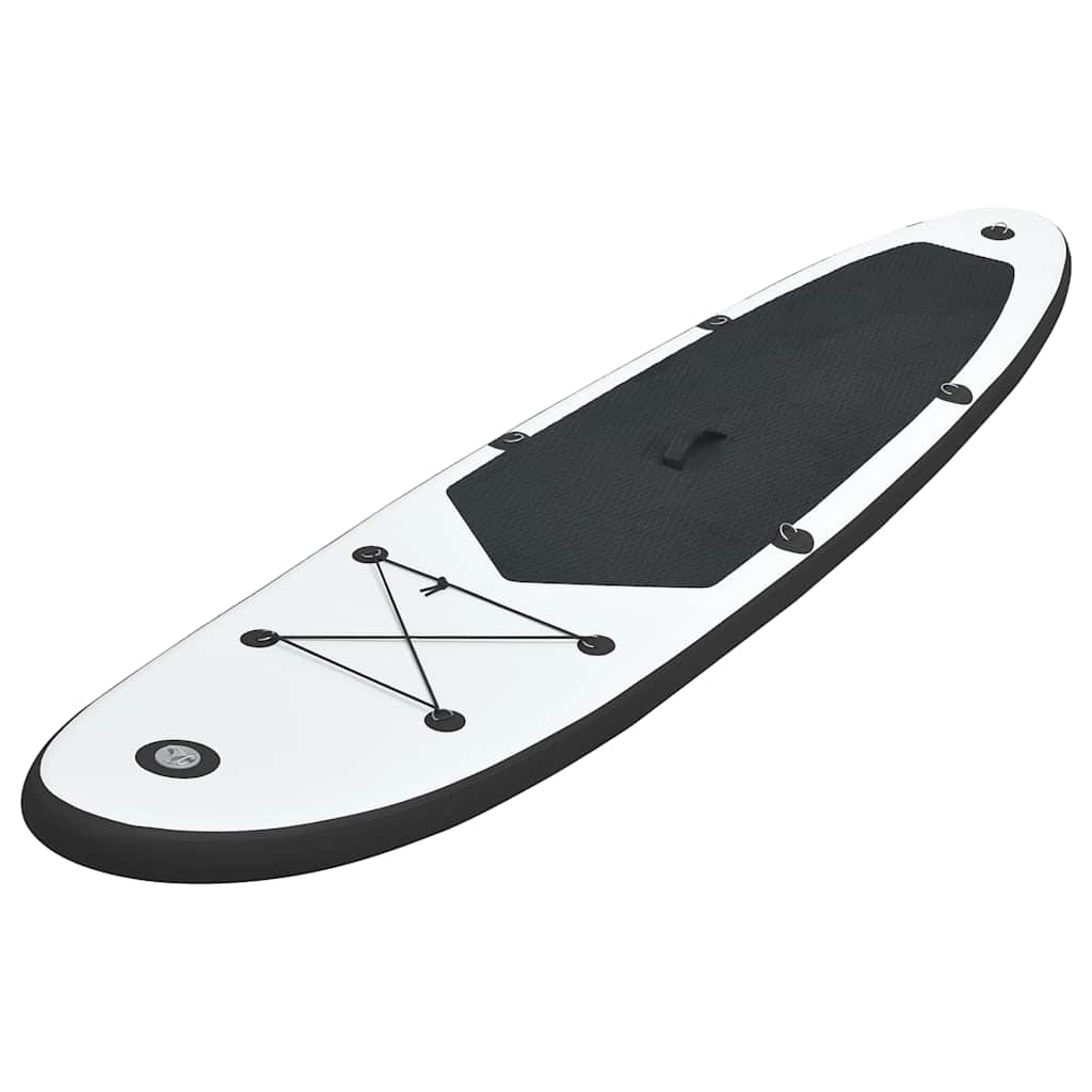 Aufblasbares Stand Up Paddle Board Set Grün und Weiß