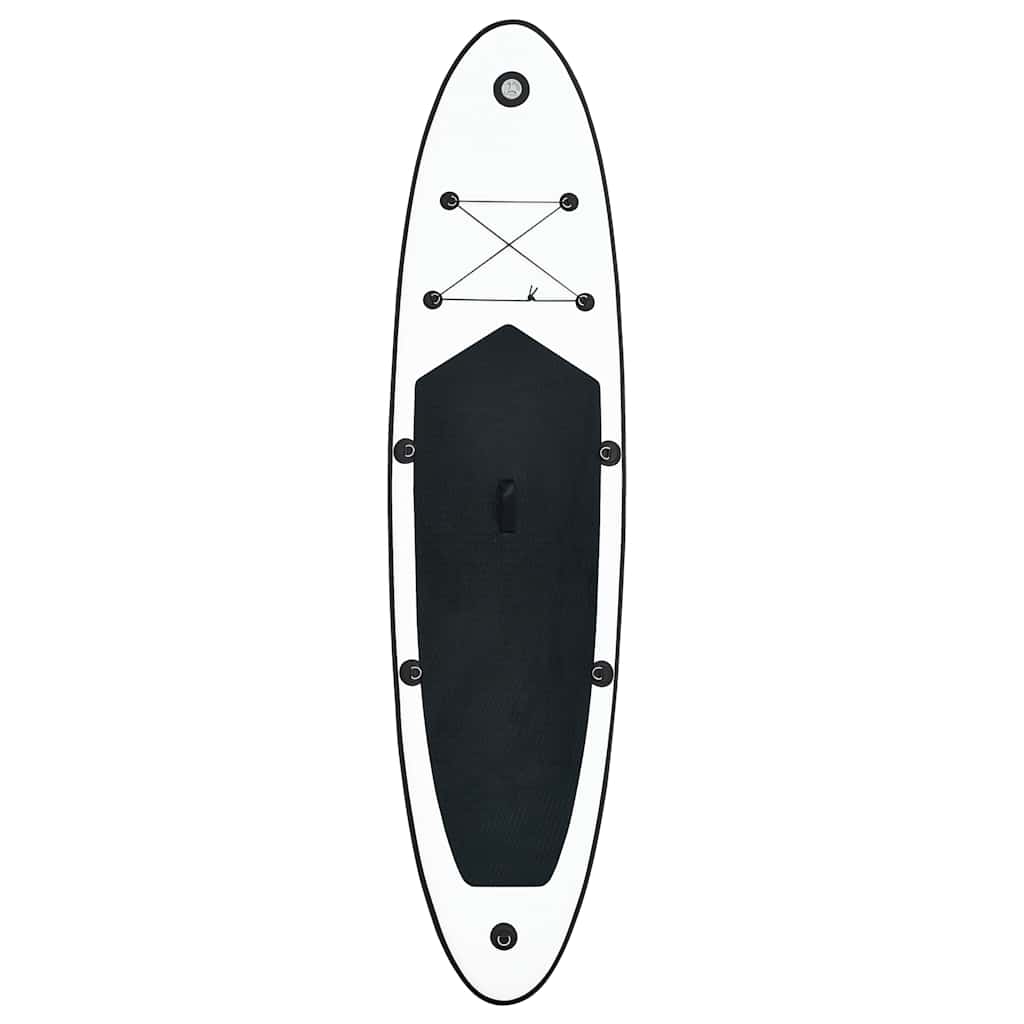 Aufblasbares Stand Up Paddle Board Set Grün und Weiß