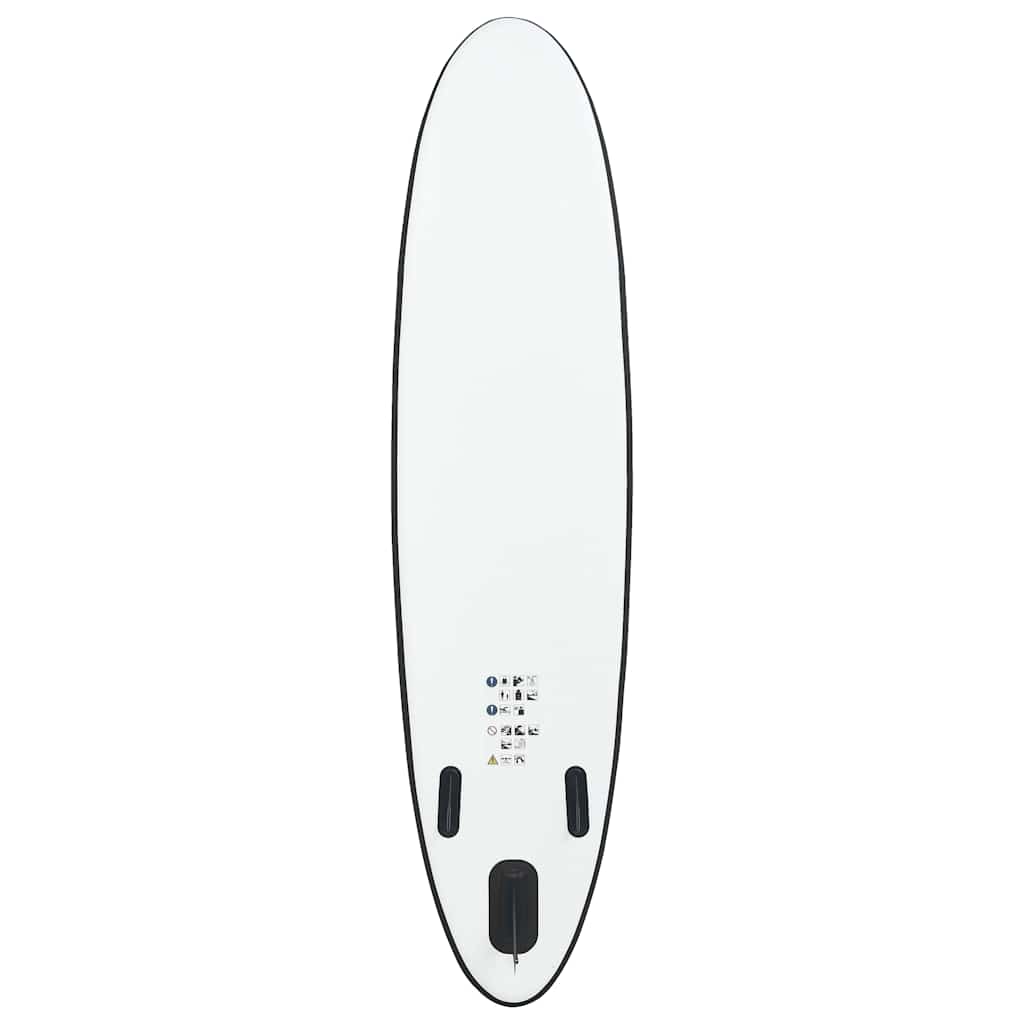 Aufblasbares Stand Up Paddle Board Set Grün und Weiß