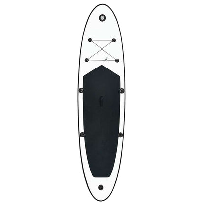 Stand Up Paddle Surfboard SUP Aufblasbar Rot und Weiß