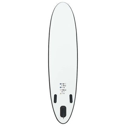 Stand Up Paddle Surfboard SUP Aufblasbar Rot und Weiß