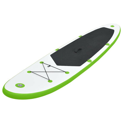 Aufblasbares Stand Up Paddle Board Set Schwarz und Weiß