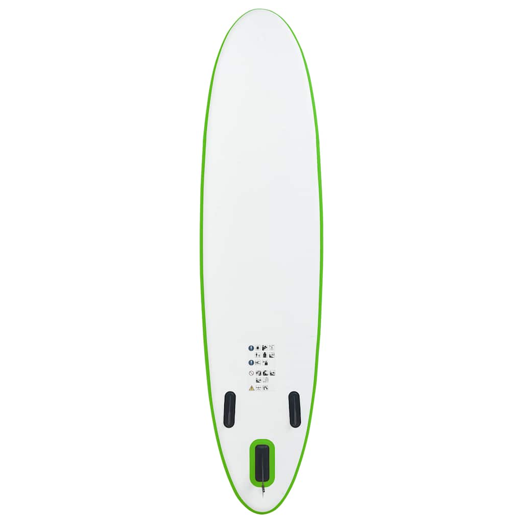 Aufblasbares Stand Up Paddle Board Set Schwarz und Weiß