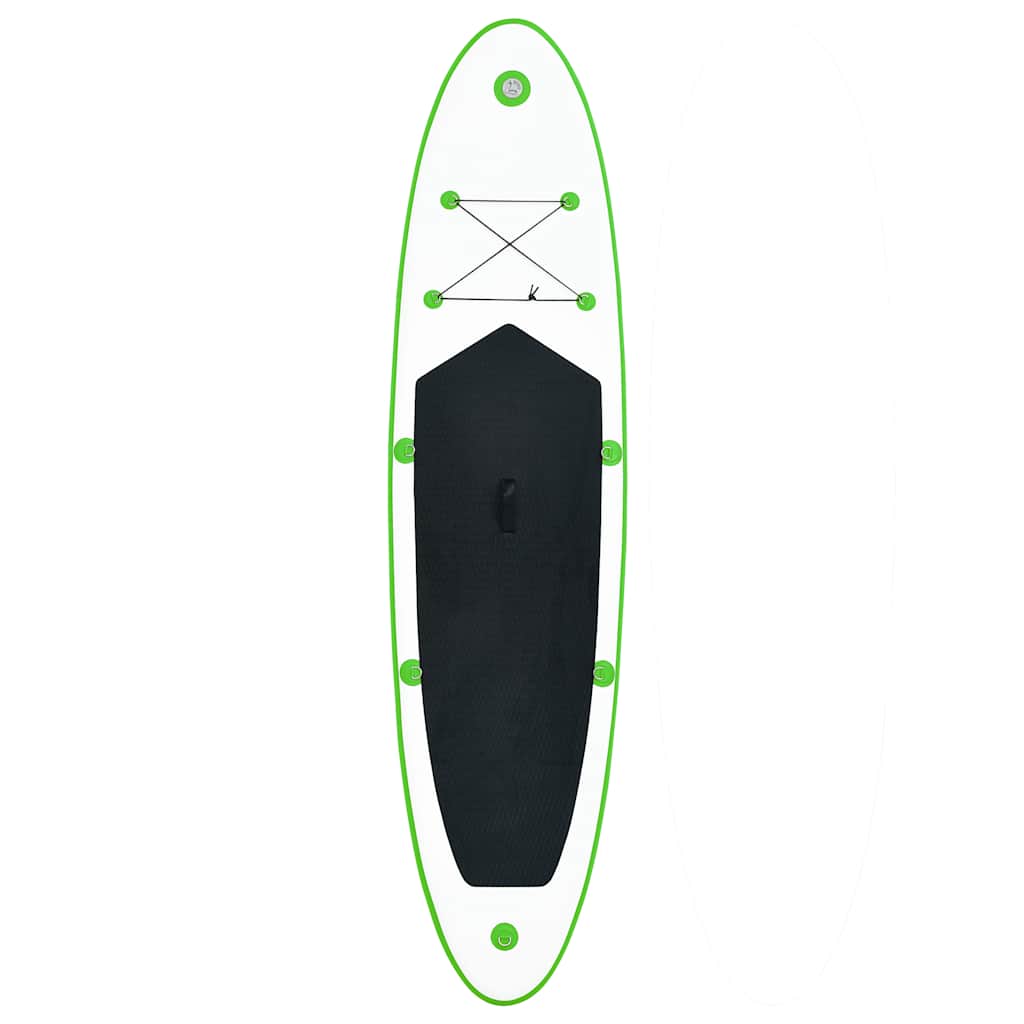 Aufblasbares Stand Up Paddle Board Set Schwarz und Weiß